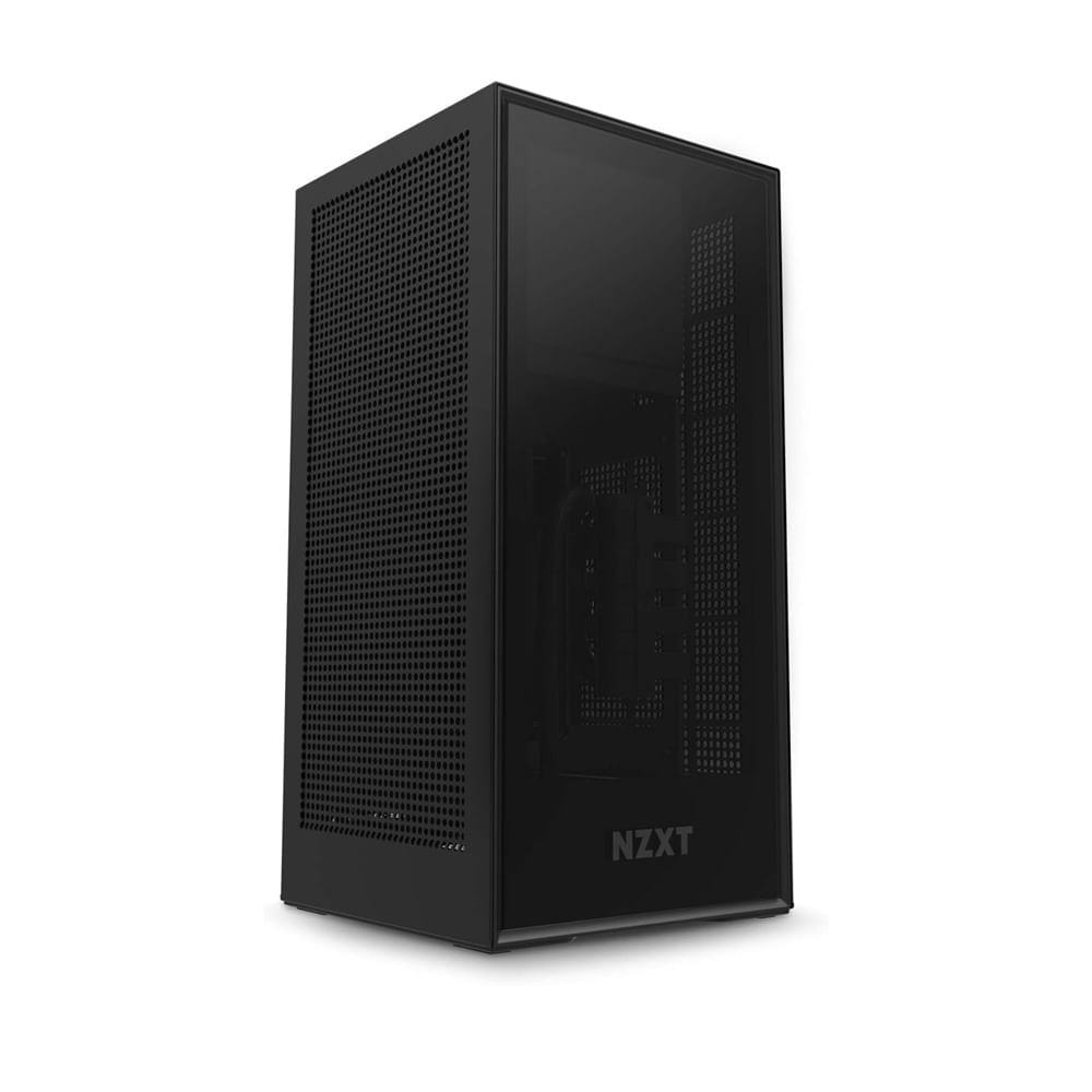 NZXT H1 Case en Negro: PC Compacto con Watercooler, Riser Card y Fuente ...