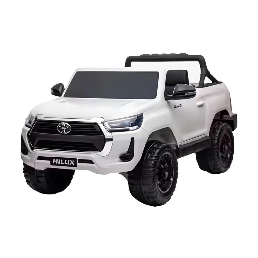 Camioneta Toyota Hilux Blanco a Batería 24V Control Remoto 45W