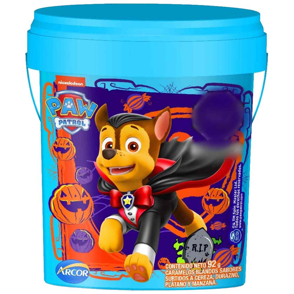 Caramelos ARCOR Paw Patrow Balde 92g
