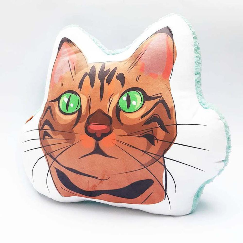 Almohada Decorativa - Qala Diseño - Gato Atigrado