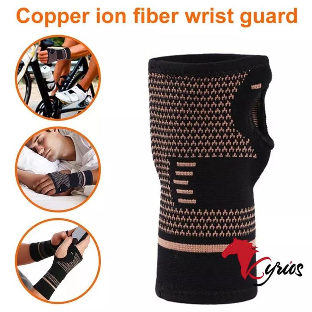 Muñequera De Hilo De Cobre Talla M