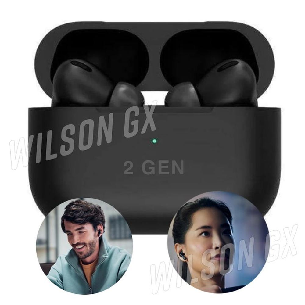 Audífonos Bluetooth 2da generacion Negro compatible con Iphon