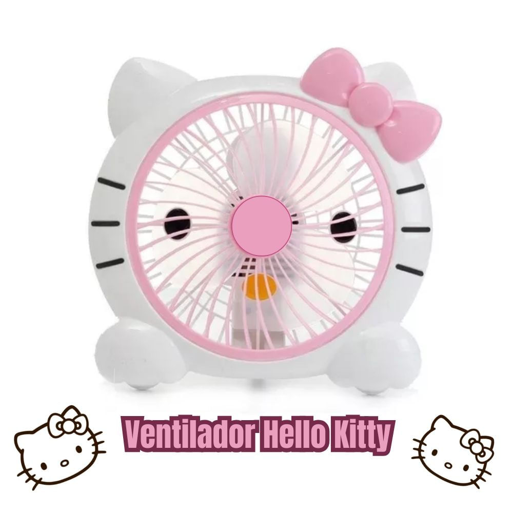 VENTILADOR HELLO KITTY DE ESCRITORIO