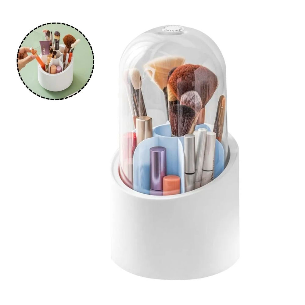 Organizador para Brochas de Maquillaje Giratorio