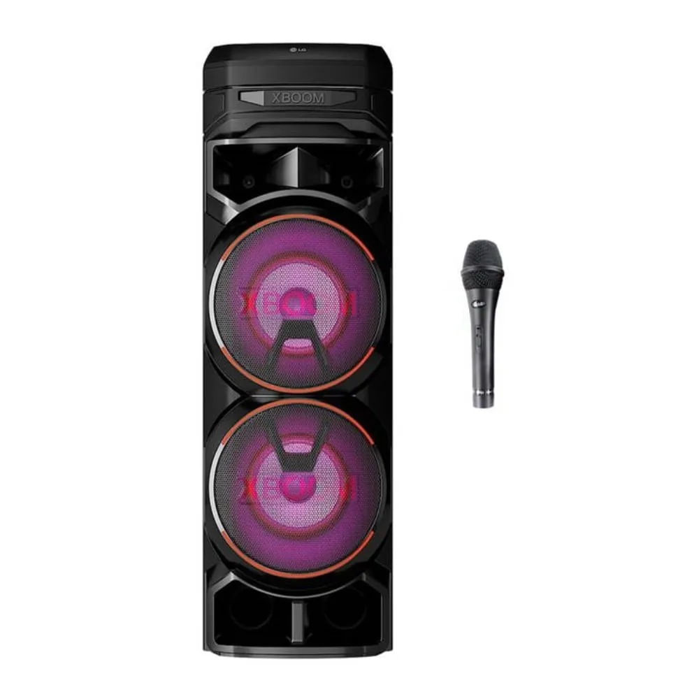 Torre de sonido LG XBOOM RNC9 Multi-Bluetooth Karaoke (MICR Negro
