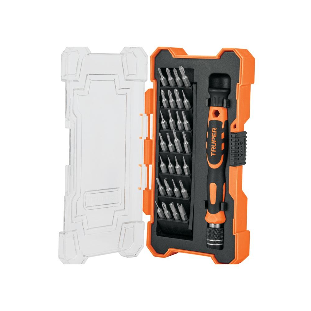 Juego de Desarmador Joyero para Celulares 28 Puntas 14160 Truper