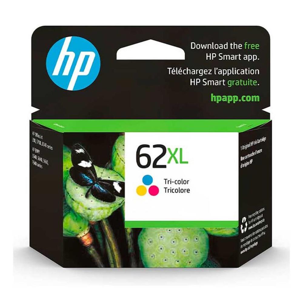 TINTA HP C2P07AL 62XL TRICOLOR ORIGINAL