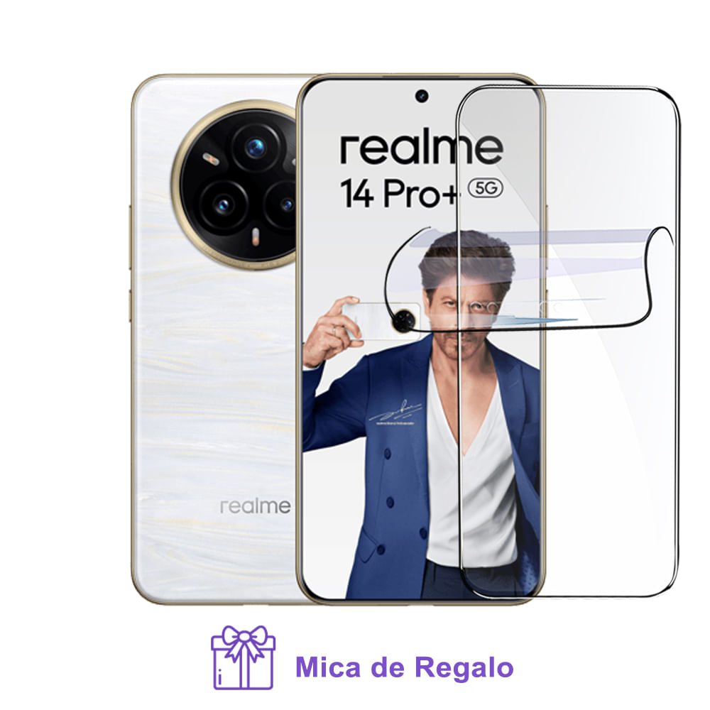 Realme 14 Pro Plus 8Gb Ram Blanco 256Gb Rom con Mica Hidrogel
