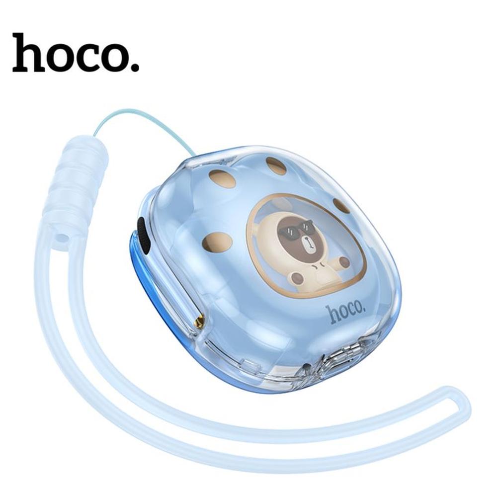 Audífonos Bluetooth HOCO DES36 Cool Bear Celeste