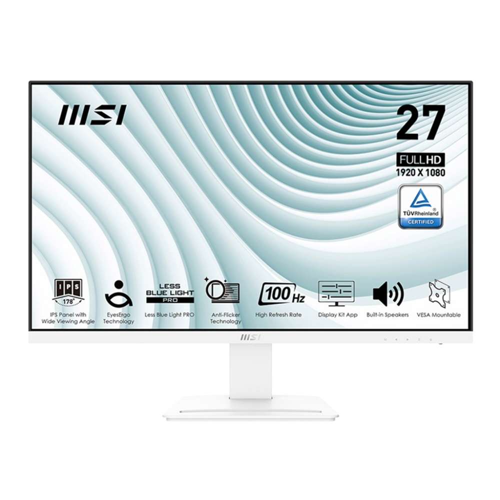 Monitor Plano MSI PRO MP273AW, 27"" FHD/IPS/HDMI/DP/VGA