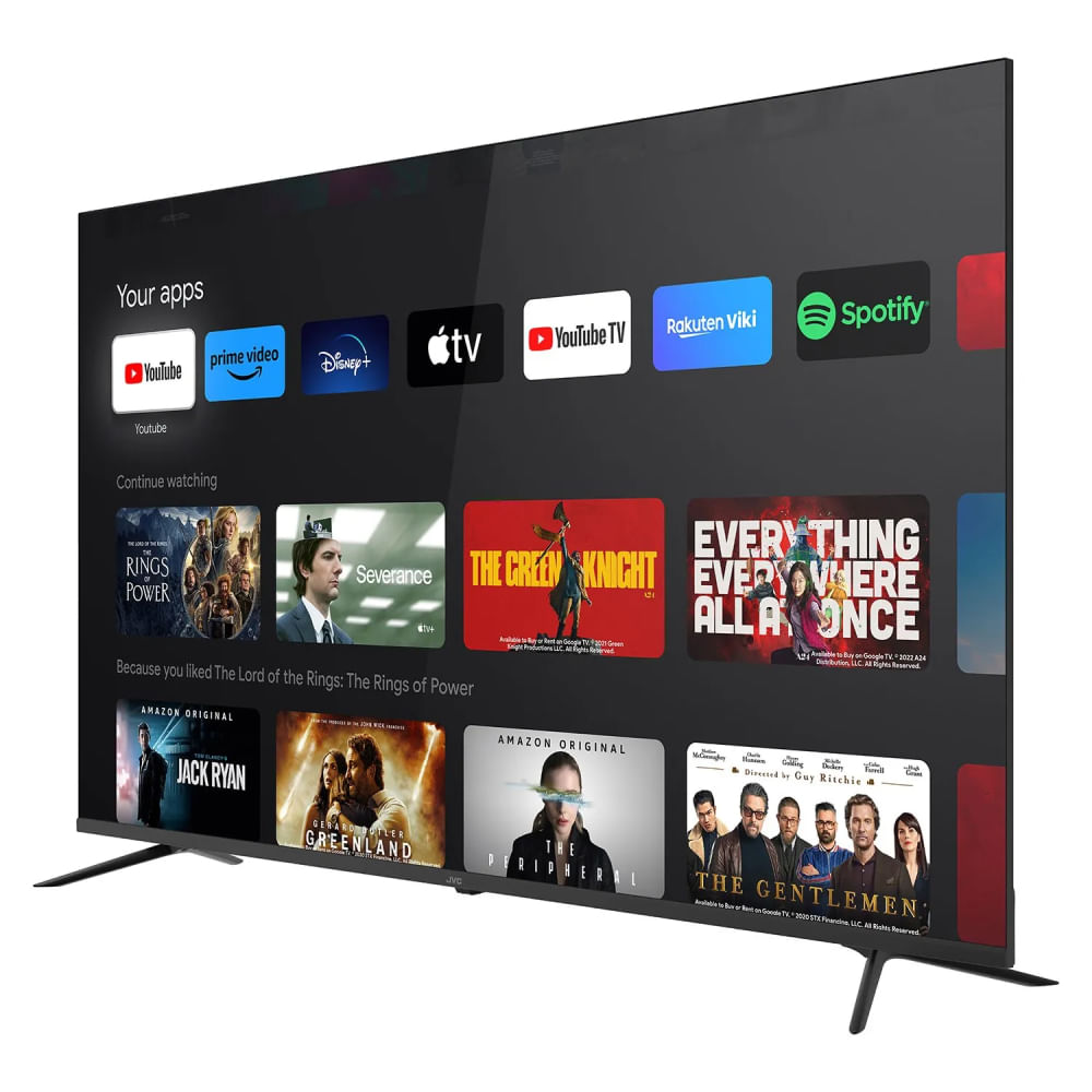 TELEVISOR JVC 65' UHD 4K GOOGLE TV LT-65KM548