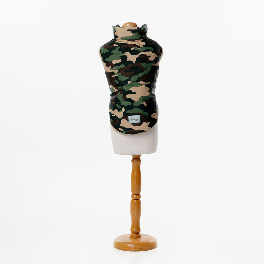 Polo Animale Pets Cargo Verde Camuflado T0
