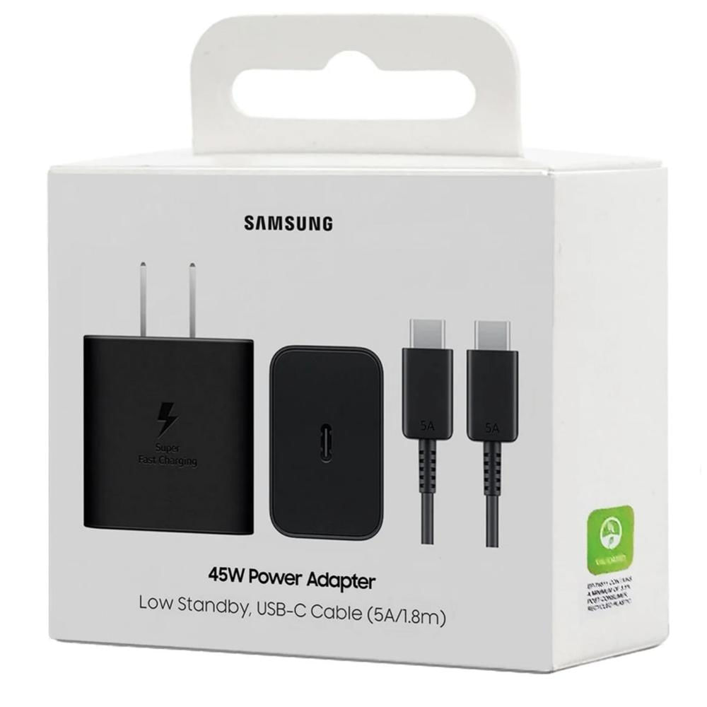 Cargador Samsung Original 45w Pd Con Cable Usb-c 1.8m (versión 2025)