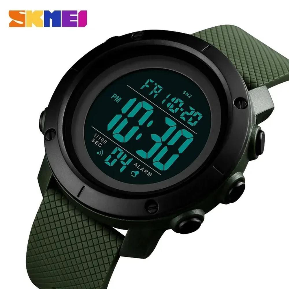 Reloj Skmei 1434 Verde militar Correa Silicona