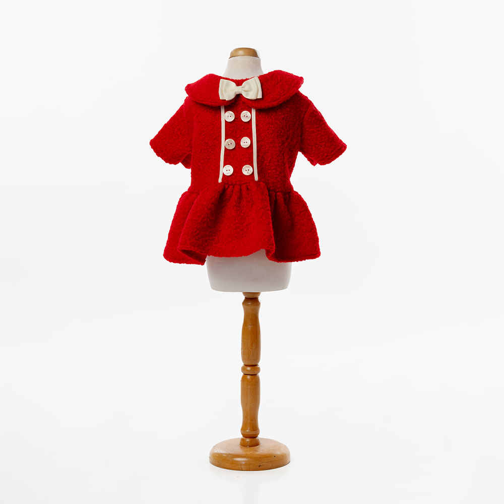 Vestido Animale Pets Grecia Rojo T0