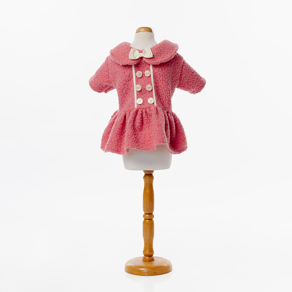 Vestido Animale Pets Grecia Palo Rosa T0