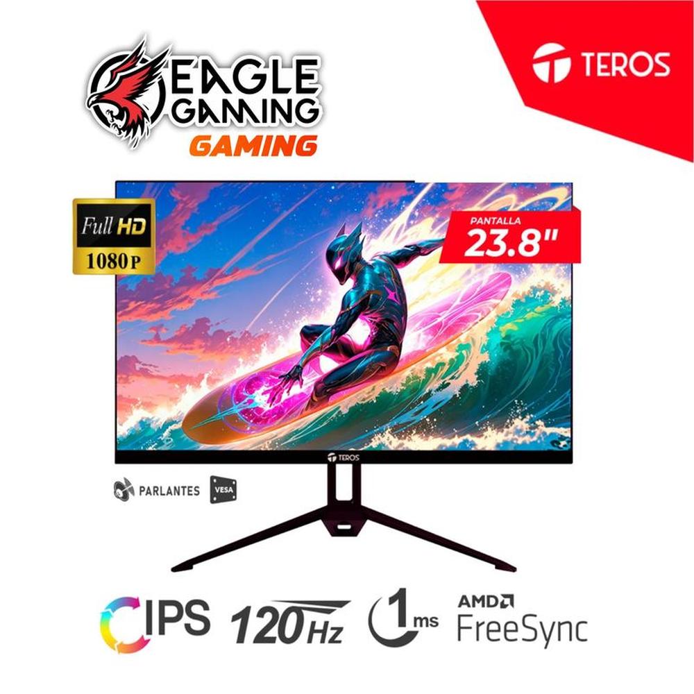 Monitor Teros24 TE-2415S 23.8 IPS 120HZ 1MS HDMI PARLANTE FUL HD