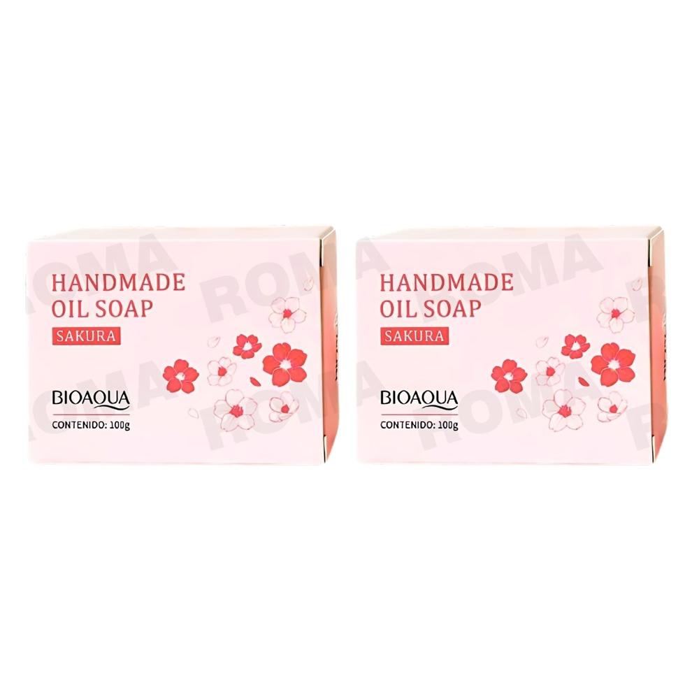 PACK 2 JABÓN EN BARRA JAPAN SAKURA 100G BIOAQUA