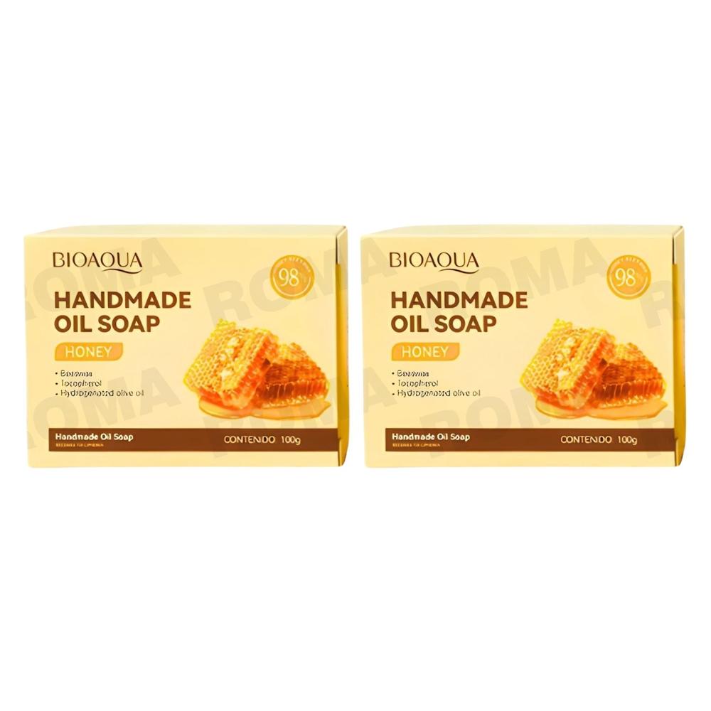 PACK 2 JABÓN EN BARRA DE MIEL BIOAQUA 100G