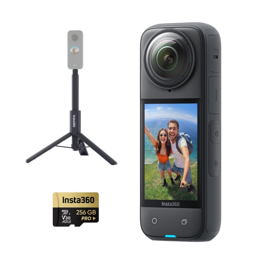 Insta360 X4 + Selfie Stick Tripode 105CM + Memoria 256GB Pro Insta360 X4 - Selfie Stick Tripode 105CM - Memoria 256GB Pro Insta360 X4 + Selfie Stick Tripode 105CM + Memoria 256GB Pro Insta360 X4 - Selfie Stick Tripode 105CM - Memoria 256GB Pro