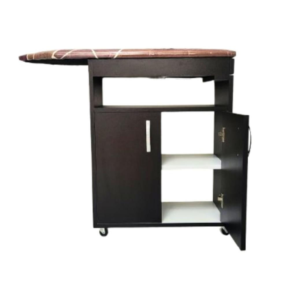 Mueble para planchar color chocolate