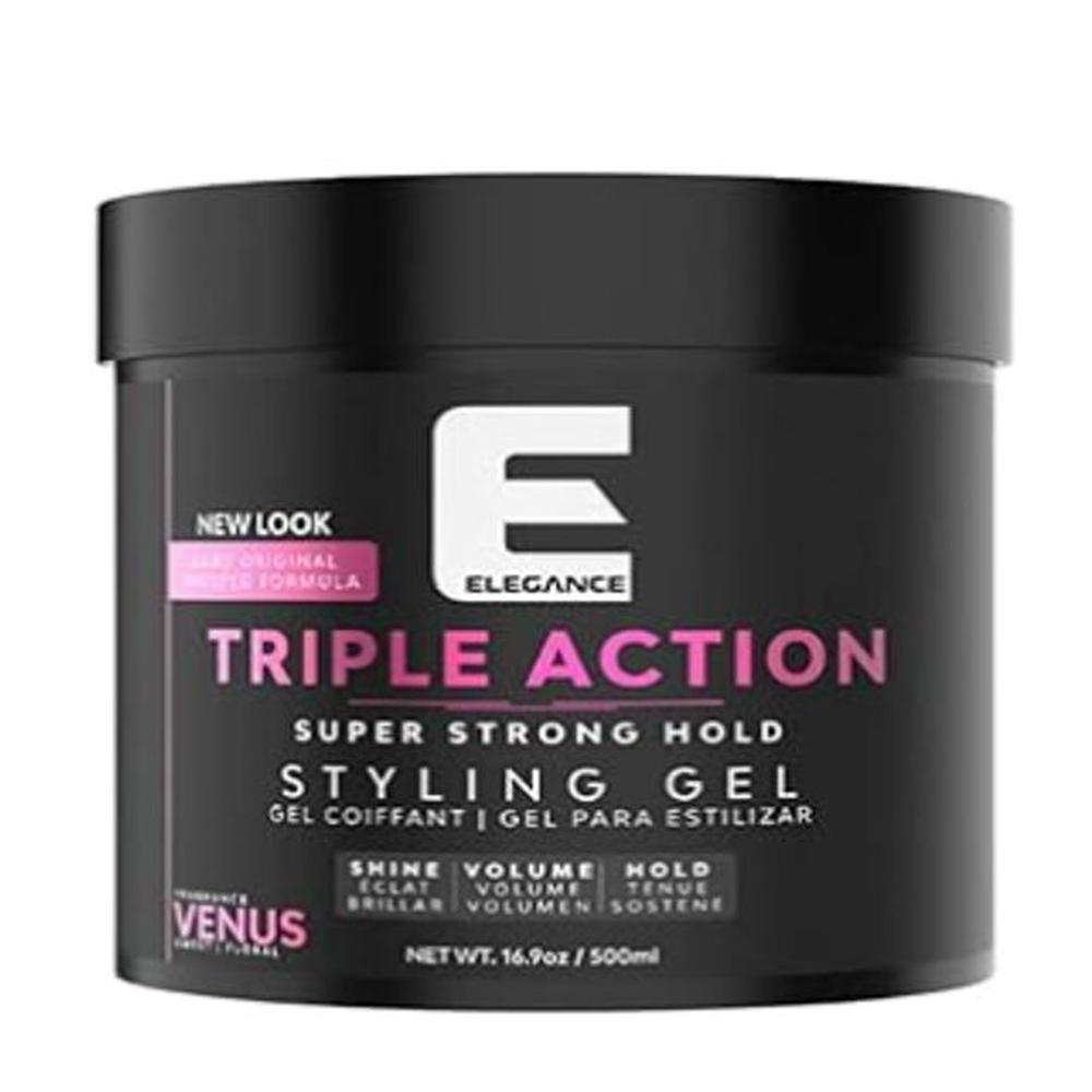 Elegance Gel Triple Action Venus Rosado 500ml  Gel para el Cabello