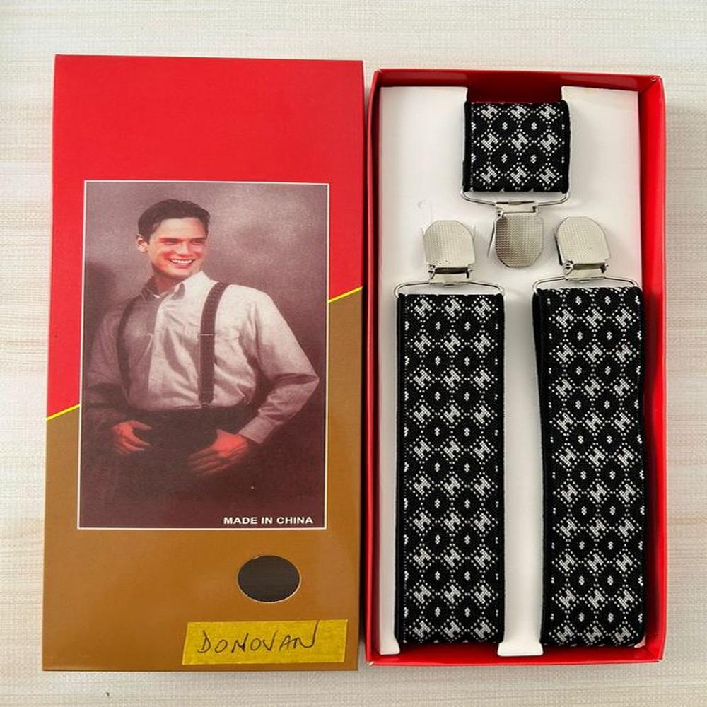 Tirantes clasicos para hombre Ajustables Elásticos Donovan Elegante