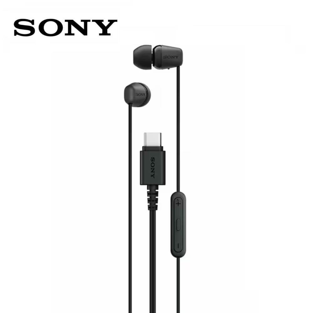 Audífonos In Ear SONY IER-EX15C Micrófono Conectividad Usb-C Negro Audífonos In Ear SONY IER-EX15C Micrófono Conectividad Usb-C Negro