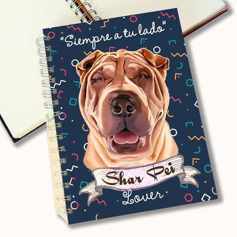 Cuaderno A5 - Qala Diseño - Perro Shar Pei Cuaderno A5 - Qala Diseño - Perro Shar Pei