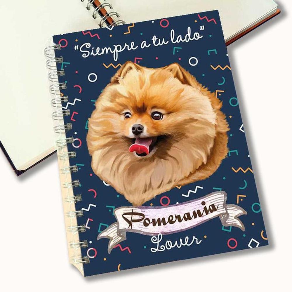 Cuaderno A5 - Qala Diseño - Perro Pomerania Cuaderno A5 - Qala Diseño - Perro Pomerania