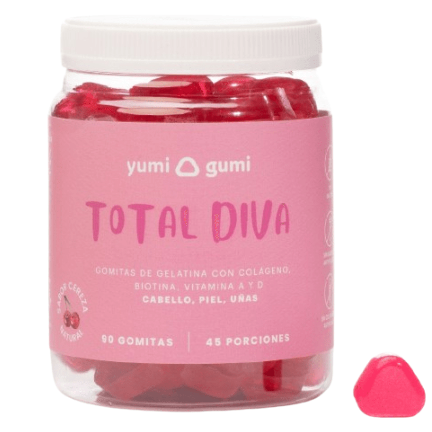 Total Diva Gomitas Yumi Gumi 90 Und Cereza