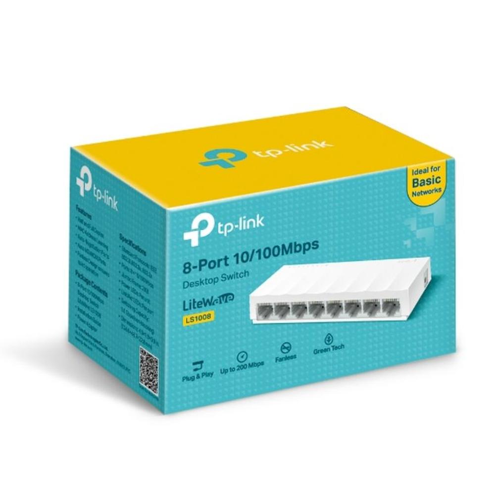 TP-Link LS1008 Switch de Red 8 Puertos 10/100 Mbps - Oechsle