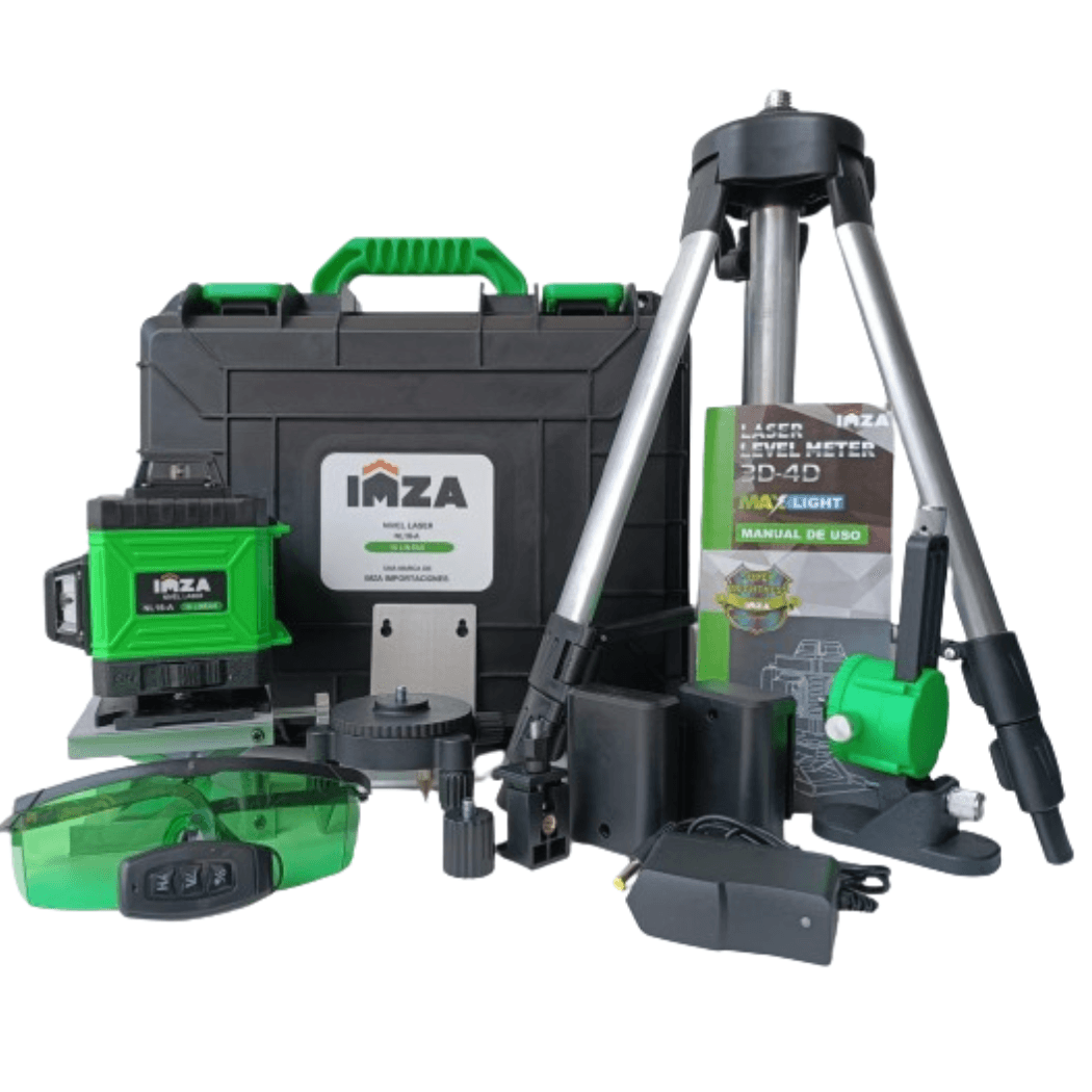 Nivel Laser 16 Lineas IMZA en Maleta y Tripode de Aluminio