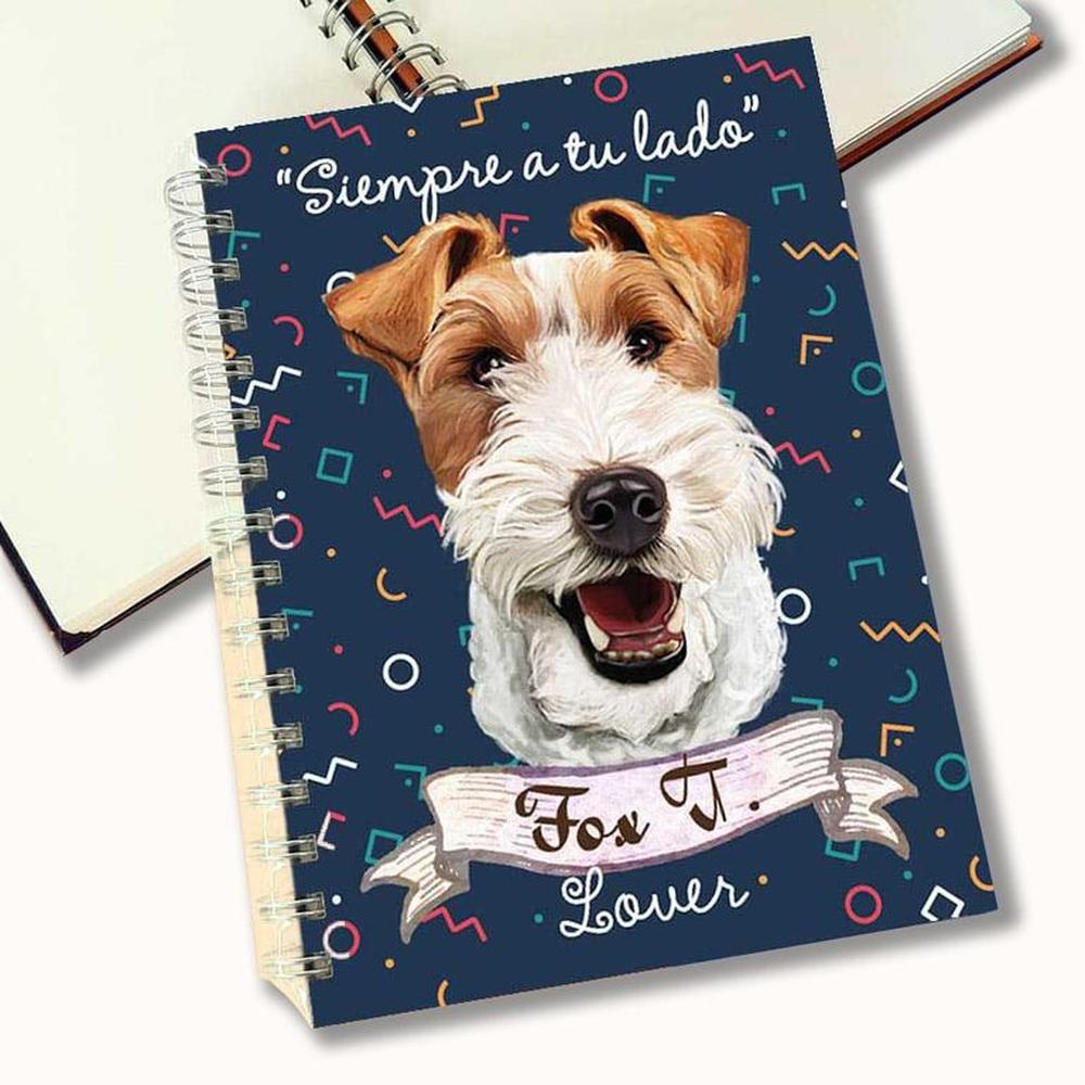 Cuaderno A5 - Qala Diseño - Perro Fox Terrier