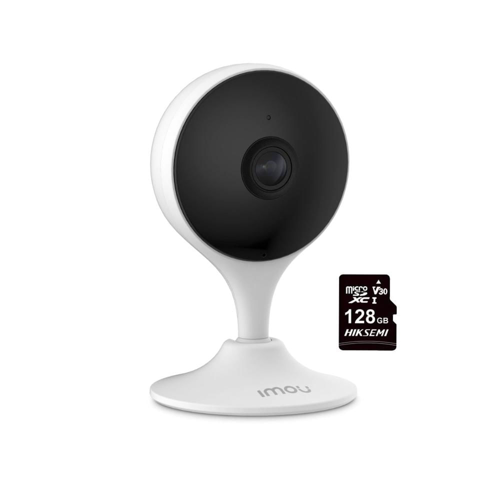 Cámara Seguridad Wifi Imou Cue 2 Fijo Full HD + Micro SD 128GB De Lente Fijo