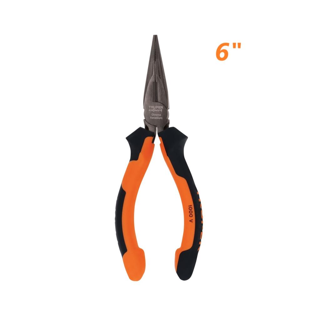 Alicate 6 Pulgadas de Punta y Corte Mango Comfort Grip TRUPER 17334