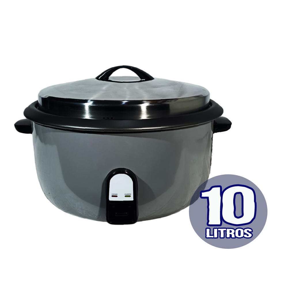 Olla Arrocera Grande Nationalizer 10 Litros 3000 Watts NN-1000 Gris