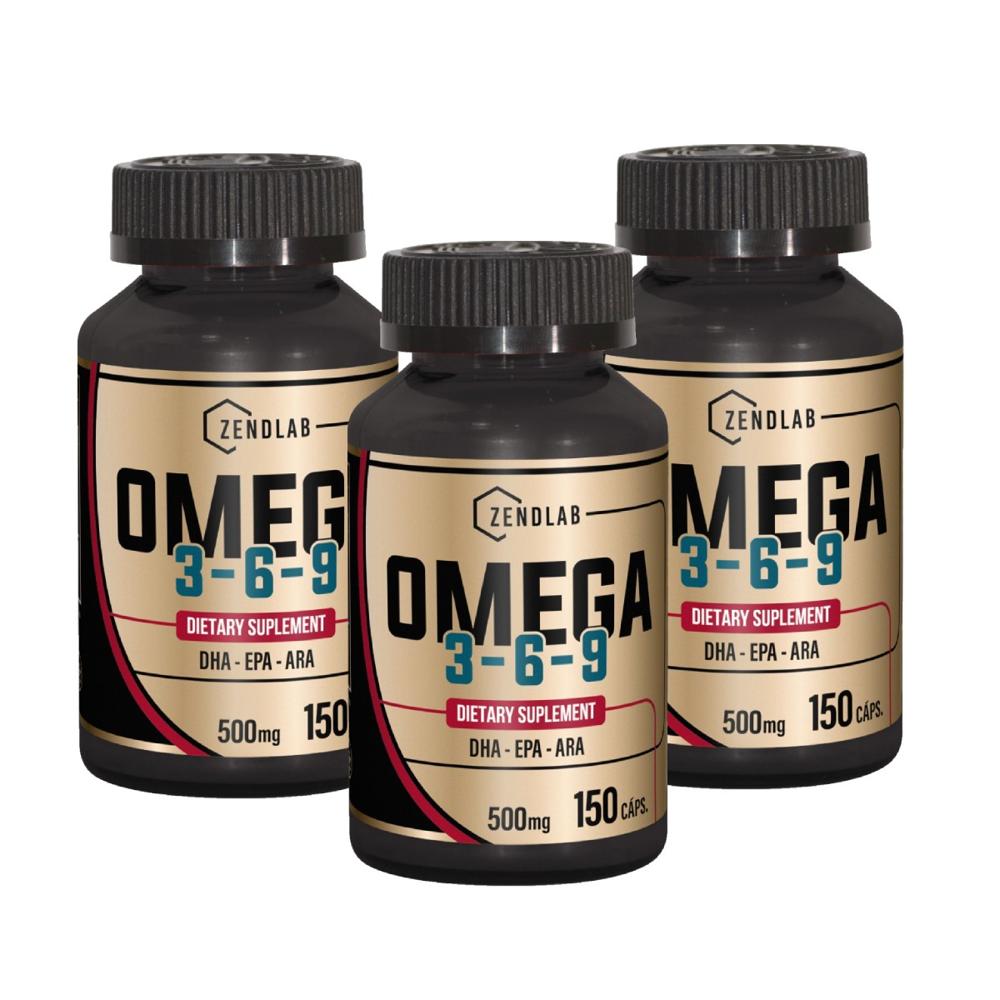 Pack x 3 Omega 3 6 y 9 Zendlab Sacha Inchi
