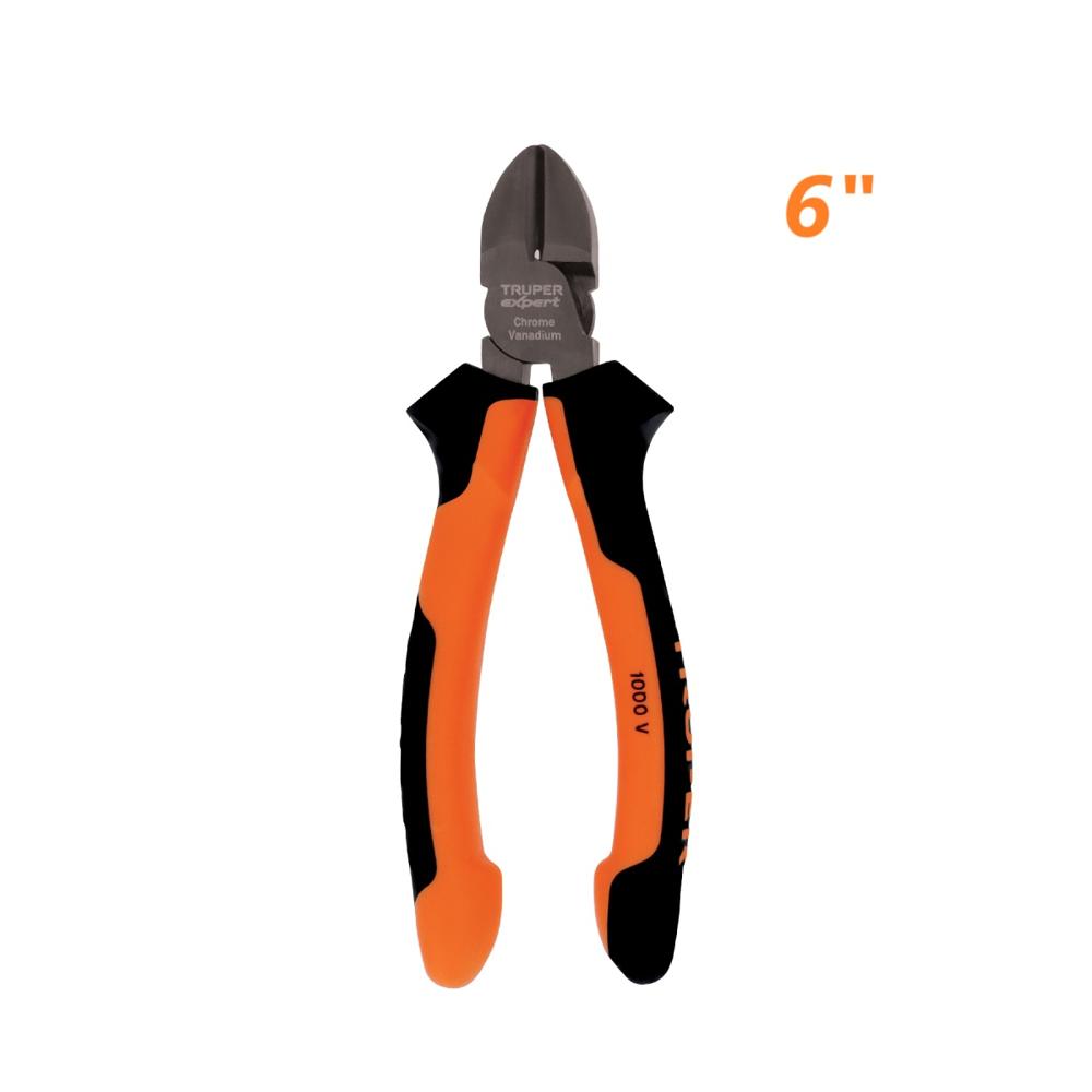 Alicate 6 Pulgadas de Corte Diagonal Mango Comfort Grip TRUPER 17331