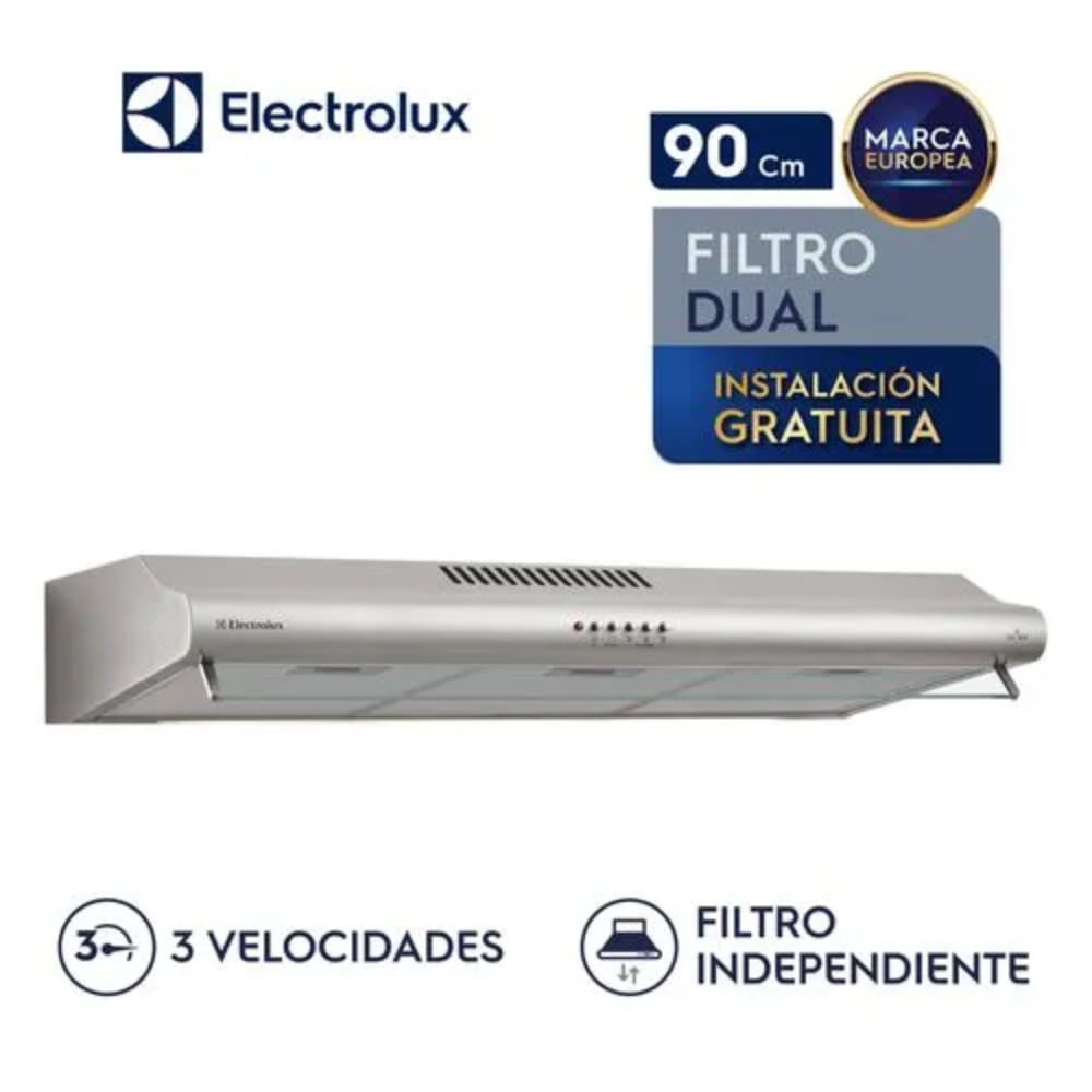 CAMPANA EXTRACTORA ELECTROLUX EJSE-362TBIS 90CM