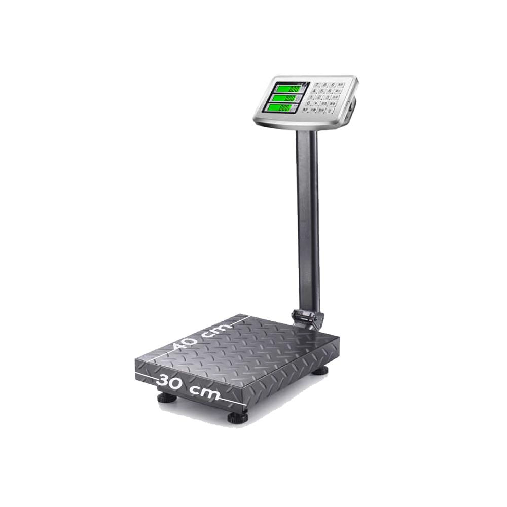 Balanza Industrial 150 Kg con Plataforma Teclado de Acero TCS-150K