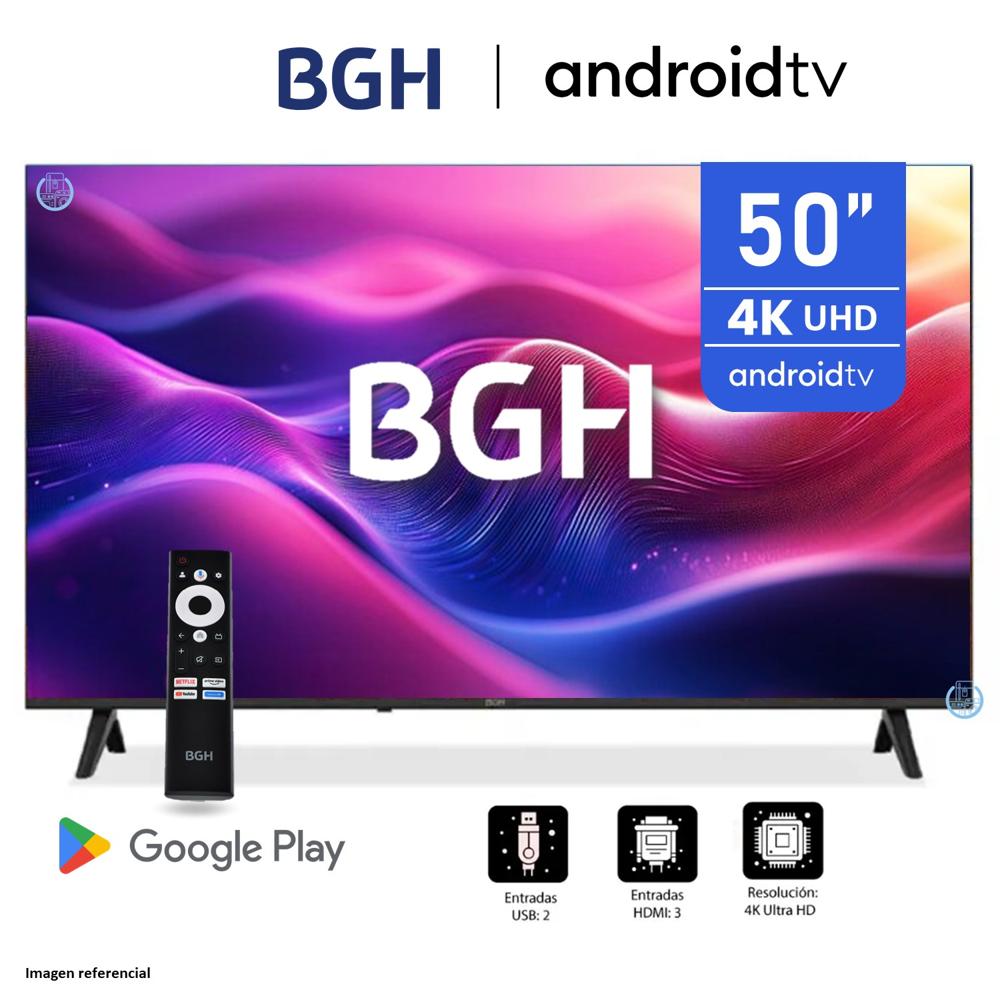 Televisor Bgh 50 Uhd 4k Android Tv B5024uk6aip 2025