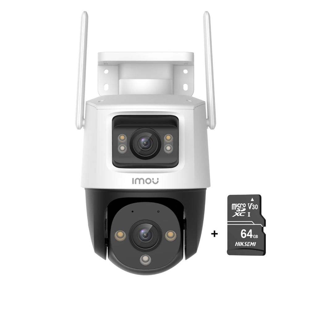 Cámara de Seguridad WiFi Imou Cruiser Dual 8MP + Micro SD 64GB 360° Exterior