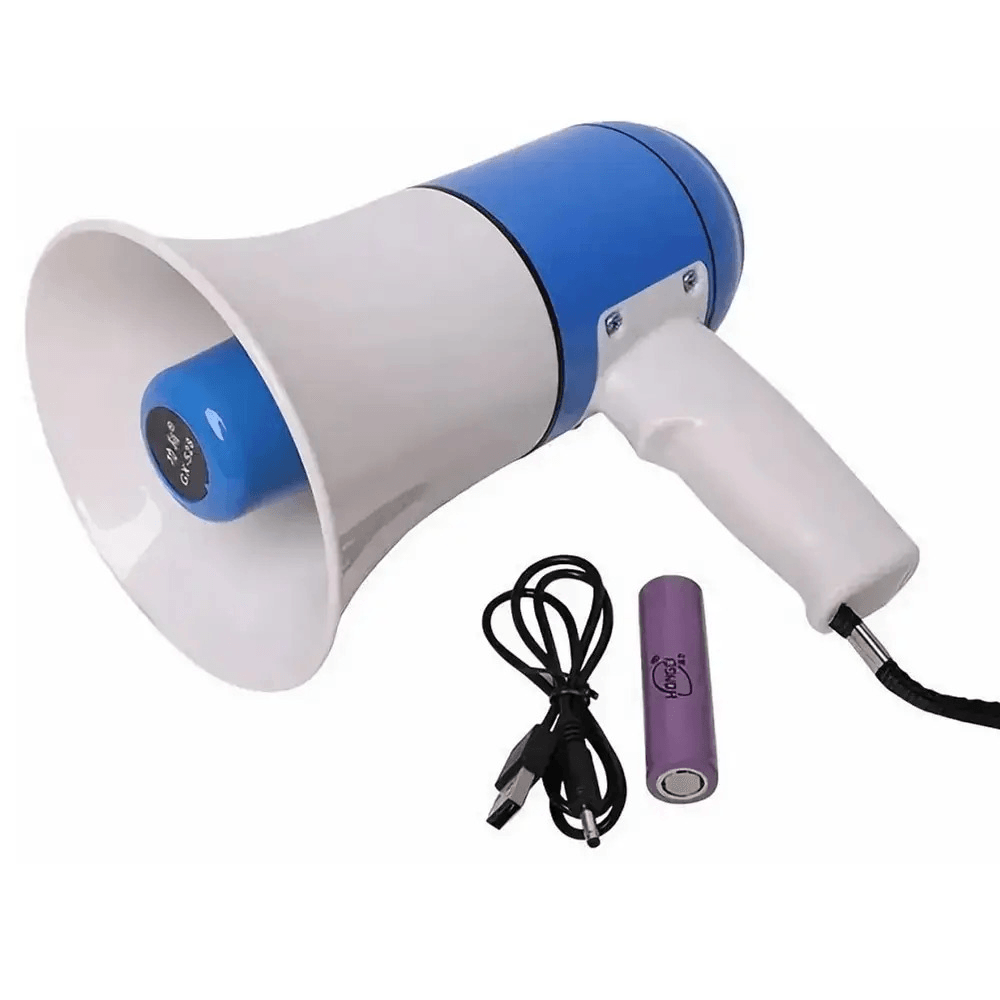 Megáfono Recargable Con Bluetooth