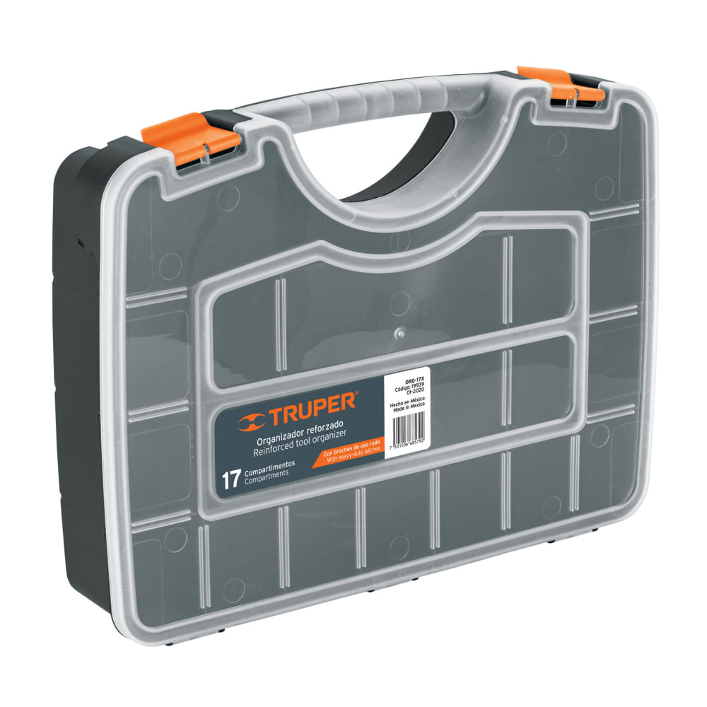 Organizador Reforzado Con 17 Compartimentos Truper 19939
