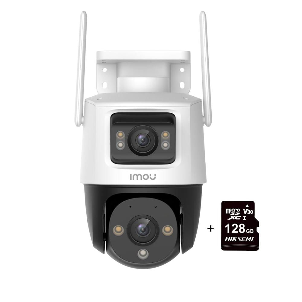 Cámara de Seguridad WiFi Imou Cruiser Dual 8MP + Micro SD 128GB 360° Exterior