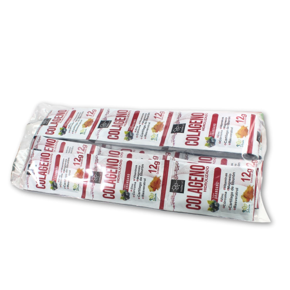 Colageno Hidrolizado 12gr Sabor Arándano Pack 48 sachet