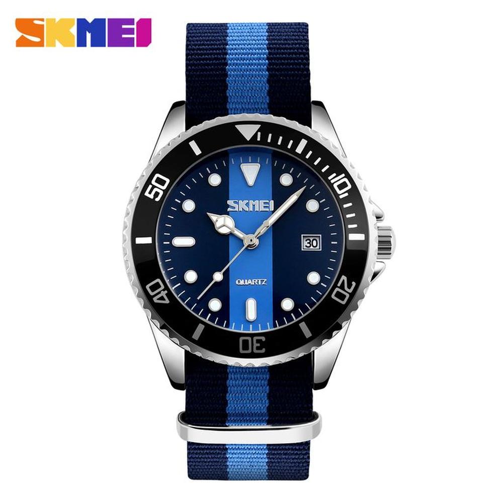 Reloj Skmei 9133 Azul Celeste Azul Nylon
