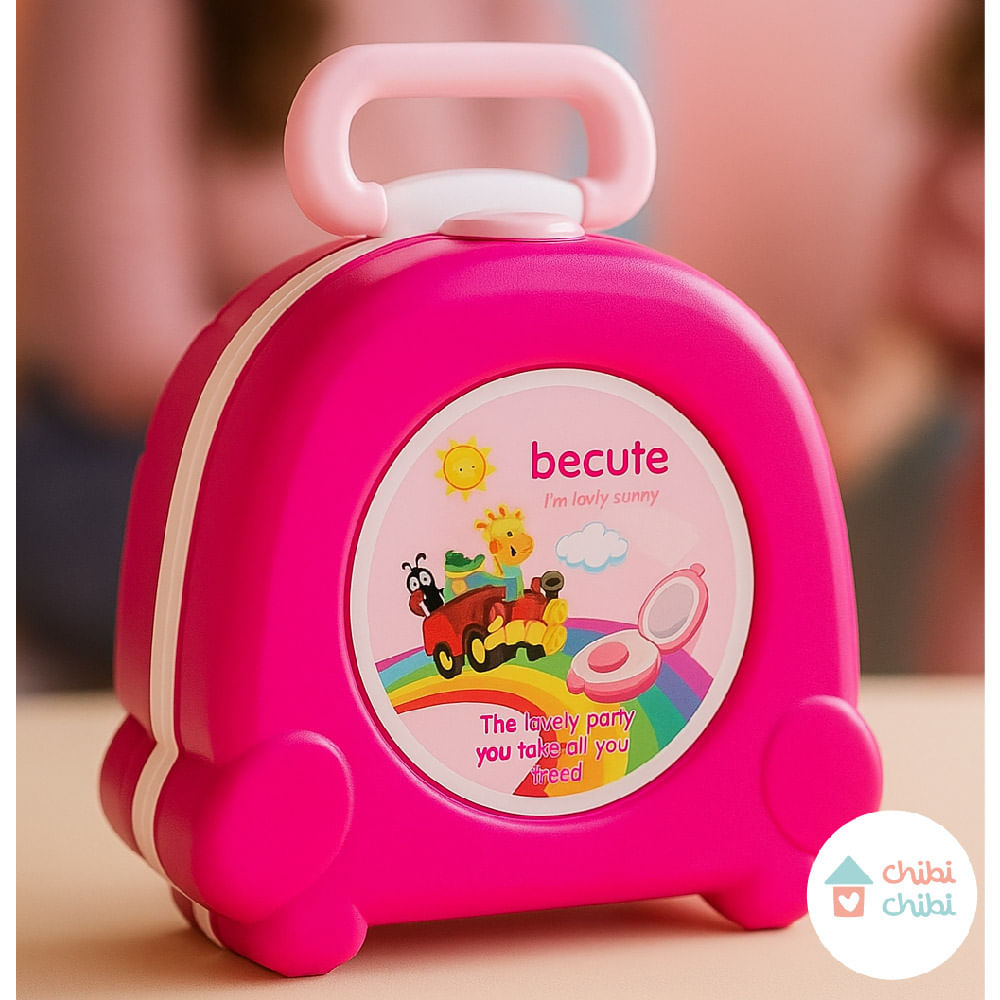 BACÍN PORTÁTIL - ROSA