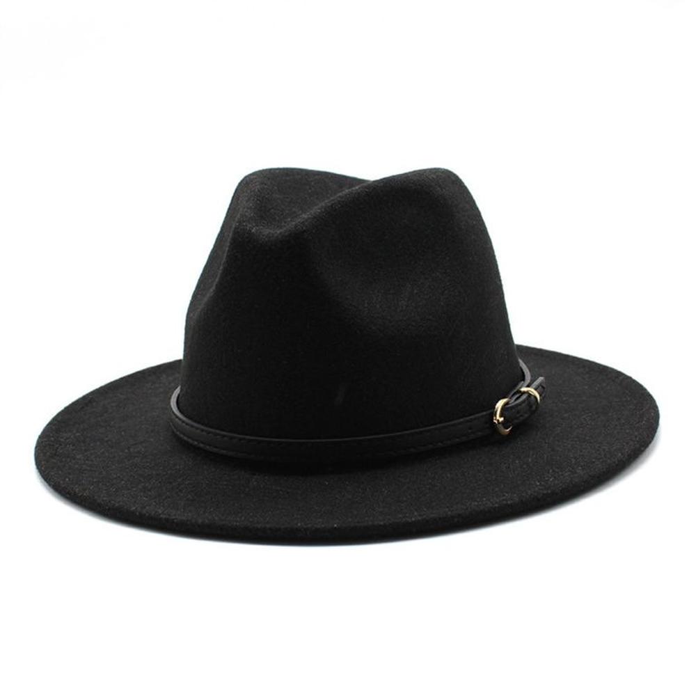 Sombrero Unisex de Pana Negro Ala chica Jeiquer - 58cm